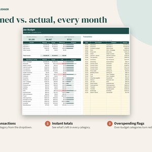 Budget Spreadsheet Bundle, Debt Payoff, Sinking Funds, Mortgage, Net Worth & Bill Trackers, Google Sheets, Excel image 4