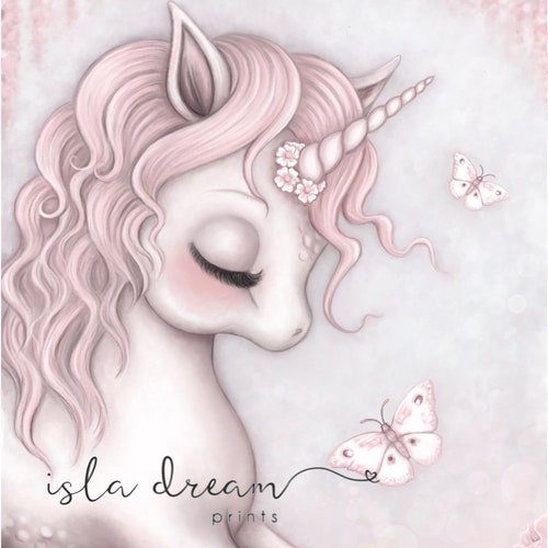 Unicorn Art Unicorn Print Chalk Art Chalkboard Art Be A Etsy