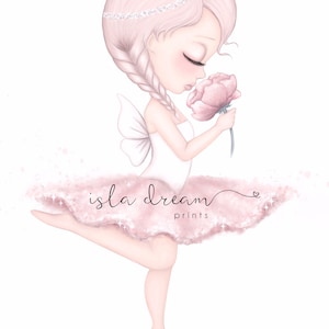 Crysta the ballerina fairy.  Art Print