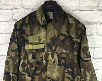 Czech VZ-95 Camouflage Field Shirt Size: Small