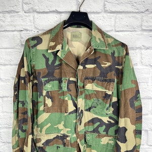 USMC Marked Summer Weight BDU Jacket Size: Small - Regular  #6
