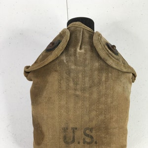 World War II M-1910 Canteen and Canteen Cover