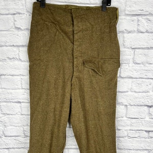 Buy British Army 1949 Pattern Wool Battledress Trousers – W30