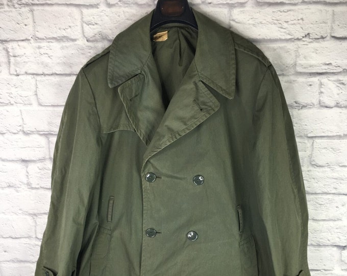 U.S. Army Vietnam War Issue Trench Coat Size 44R 2 Etsy