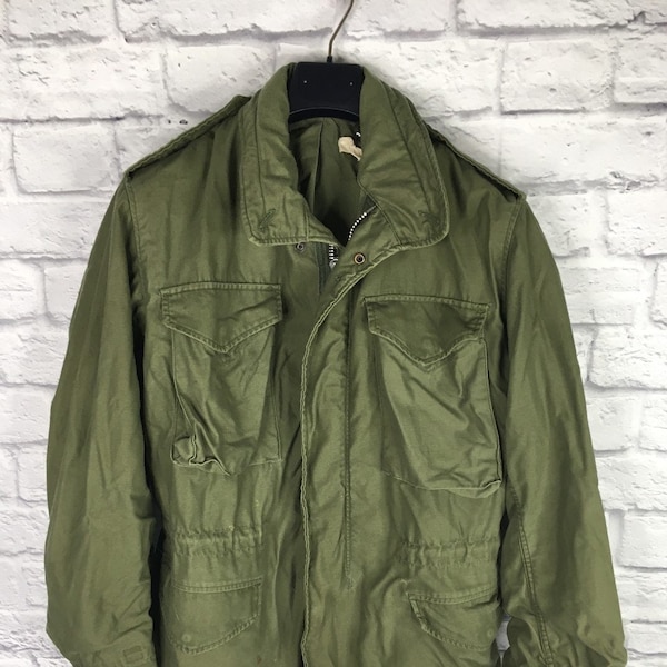 Vintage Vietnam Era M-65 Tamaño de la chaqueta de campo: Pequeña - Regular # 4