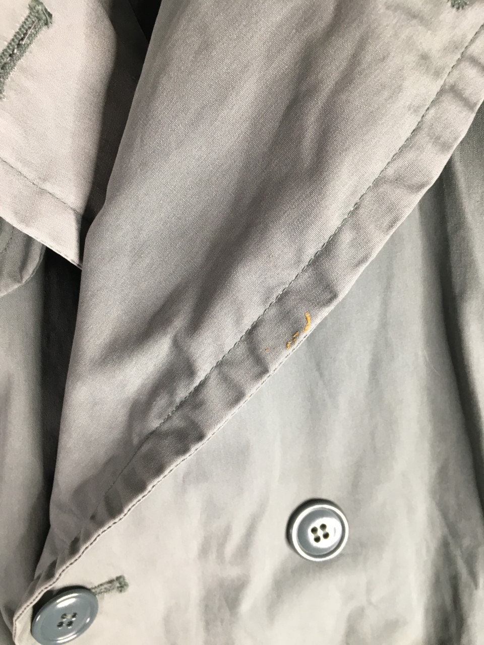 U.S. Army Vietnam War Issue Trench Coat Size 44L Etsy