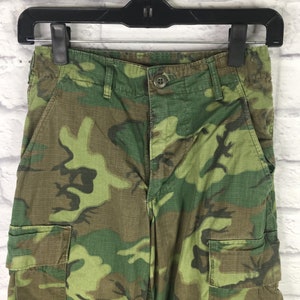 Vietnam Issue Green Dominant ERDL Jungle Fatigue Trousers Size: X-Small - Regular