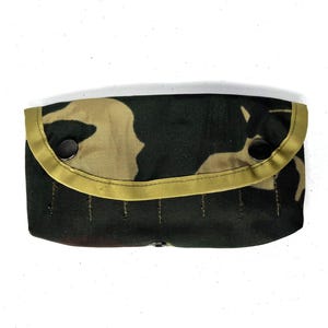 Vintage Woodland Camo Shotgun Shell Pouch