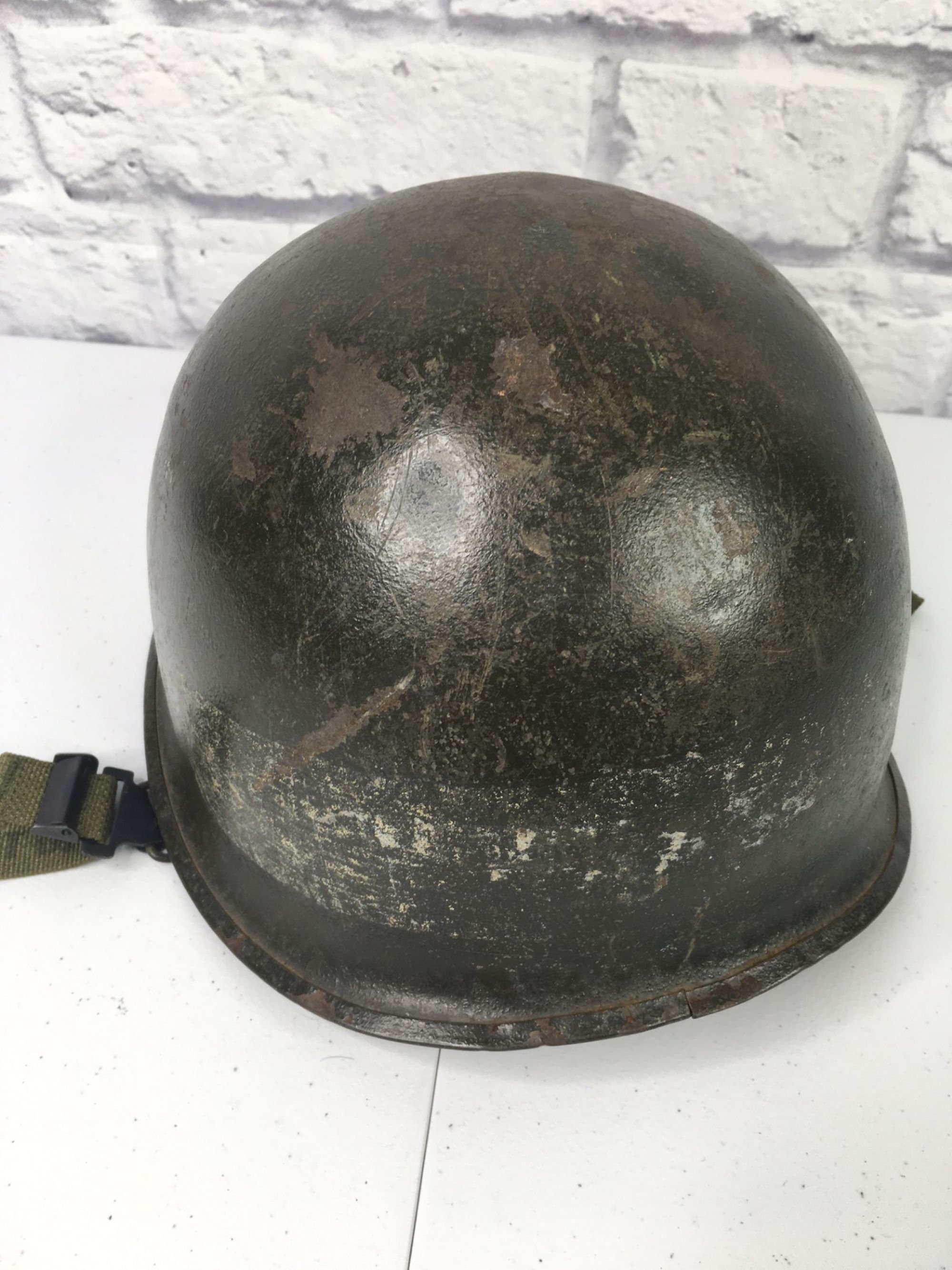 米軍ヘルメット 鉄製 ヴィンテージ 1980年代のM-1スチールヘルメットコンプリート - Etsy 日本