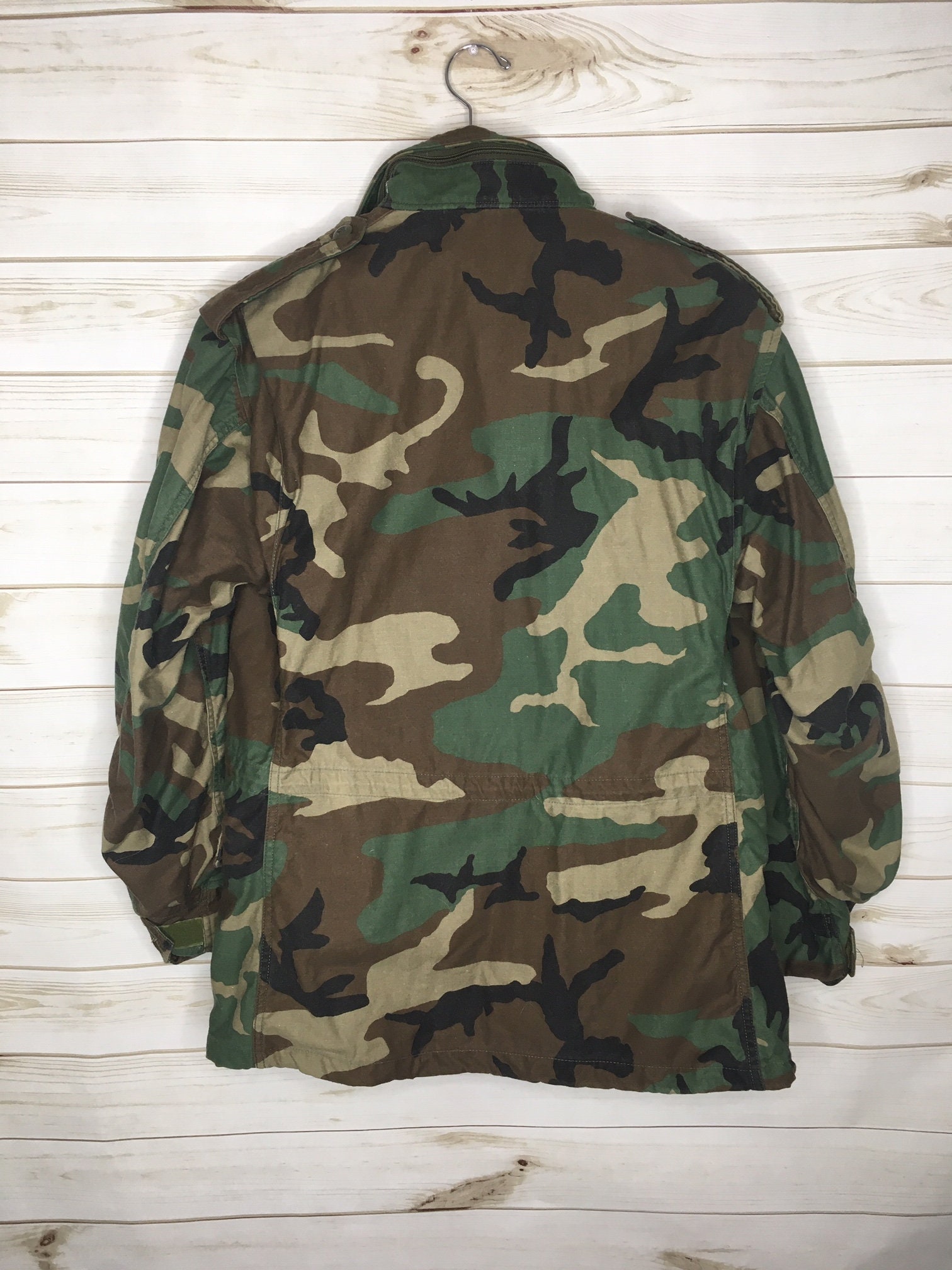 Vintage M-65 Punk Rock Woodland Field Jacket Size: Medium
