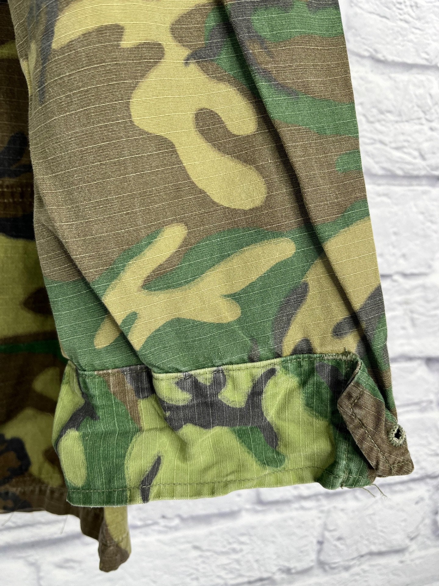 Unique Vietnam War ERDL Jungle Fatigue Jacket W/ Shoulder