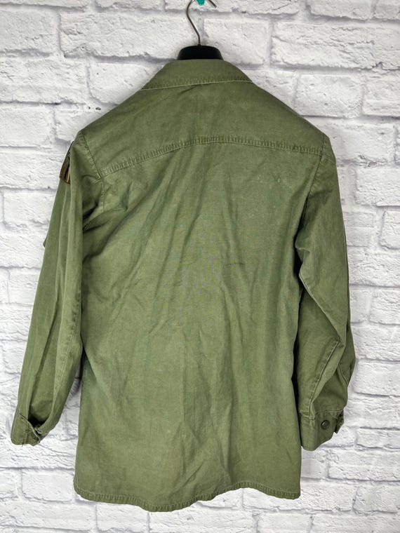 Vintage Third Pattern Ripstop Jungle Fatigue Jacket Size: Small - Long #1, Army Jacket, Fatigue Jacket, Vietnam War Vintage Third Pattern Ripstop Jungle Fatigue Jacket Size: Small - Long #1, Army Jacket, Fatigue Jacket, Vietnam War