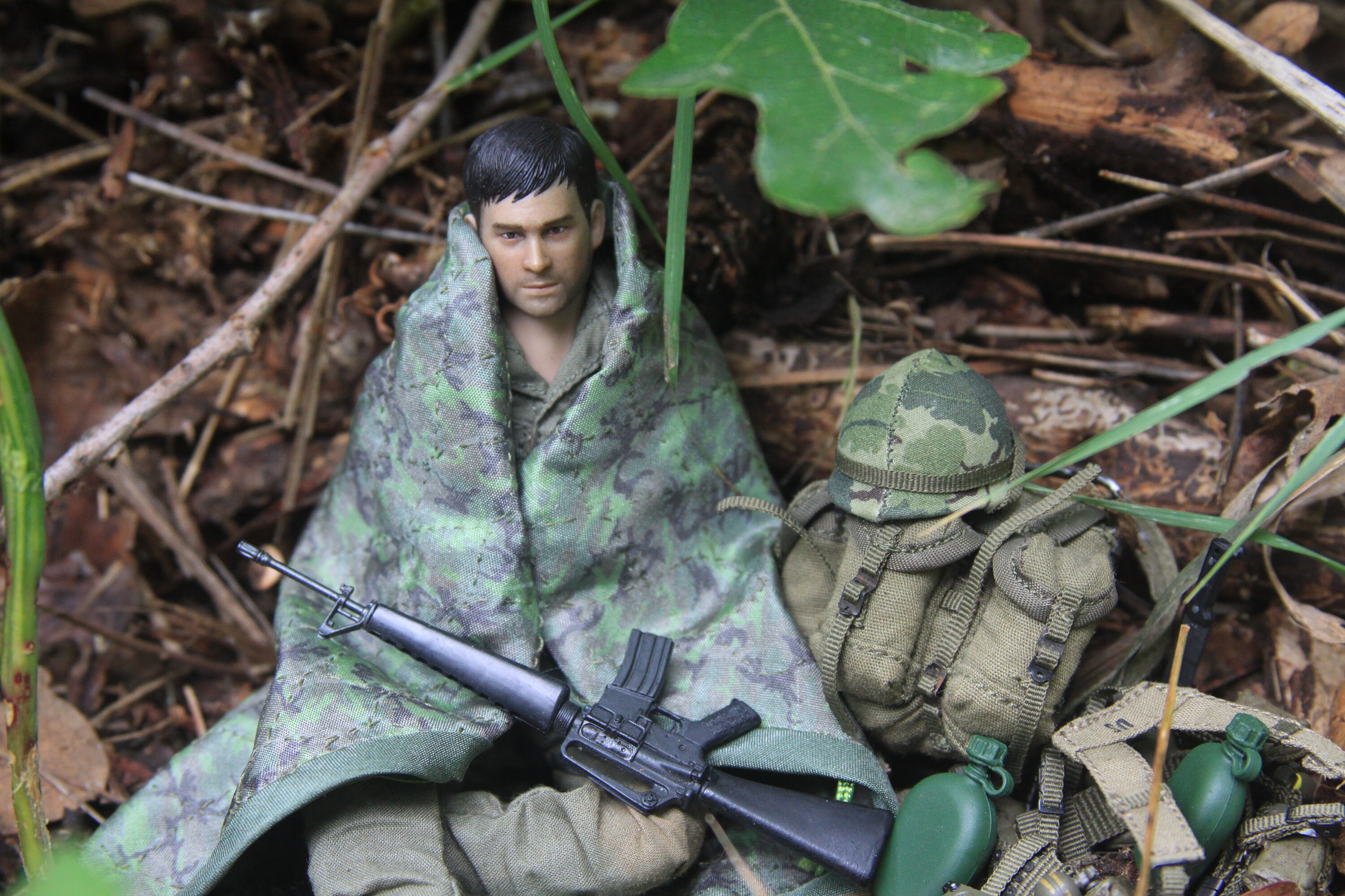 ヴィンテージ生地 70s US.Army Vietnam poncho ② ヴィンテージ生地 70s US.Army Vietnam poncho ②