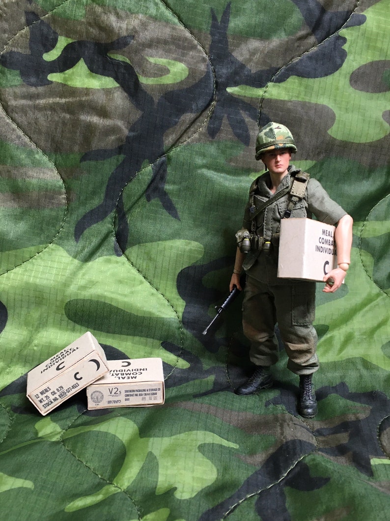 1-12 Scale Vietnam C-Ration Sheets for 6/" Scale Toys