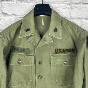 Vintage Vietnam War Era 2nd Pattern OG-107 Utility Shirt Size: Small #3, Army Shirt, Fatigue Shirt