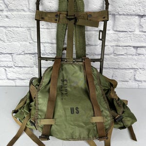 RARE Early Vietnam War Prototype &quot;P64&quot; Lightweight Rucksack