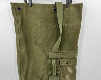 ベトナム戦争時代の米軍ダッフルバッグ/シーバッグ - キャンバスOD