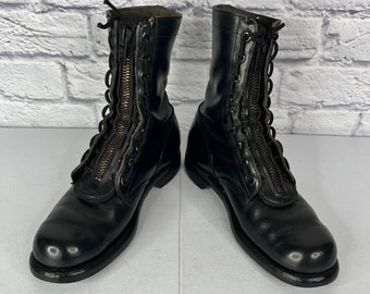 8R Vintage 60s Vietnam War Era US Army Combat Military Boots