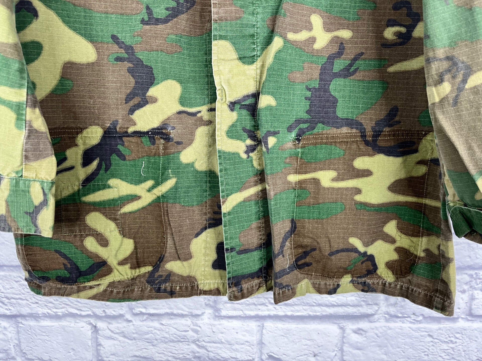 Unique Vietnam War ERDL Jungle Fatigue Jacket W/ Shoulder
