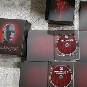 Super Rare Hellraiser Collection - Scarlet Box BluRay Box & Clive Barker&#39;s I, II VHS!!!