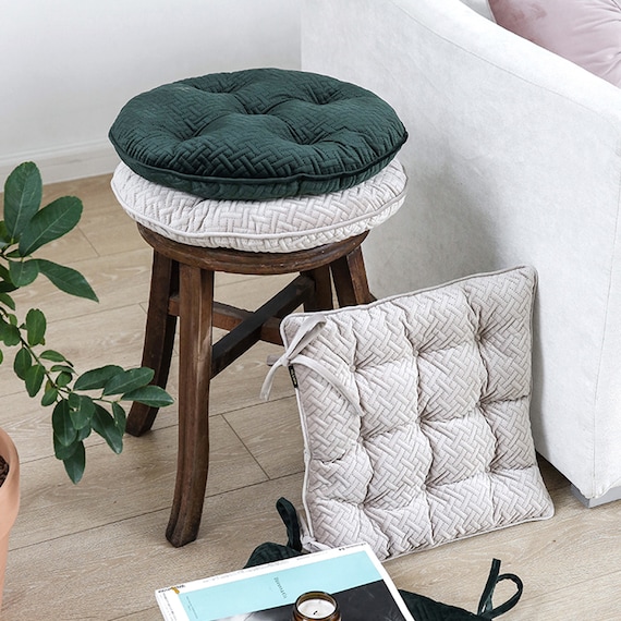 Velvet Chair Cushions Velvet Chair Pads Nordic Decor Etsy