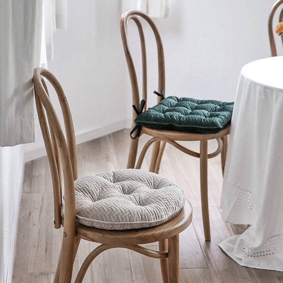 Velvet Chair Cushions Velvet Chair Pads Nordic Decor Etsy