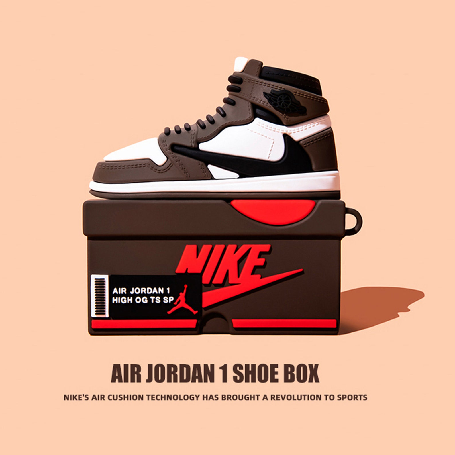 Air Jordan Airpods Case with Shoebox design Air Jordan 1 | Etsy