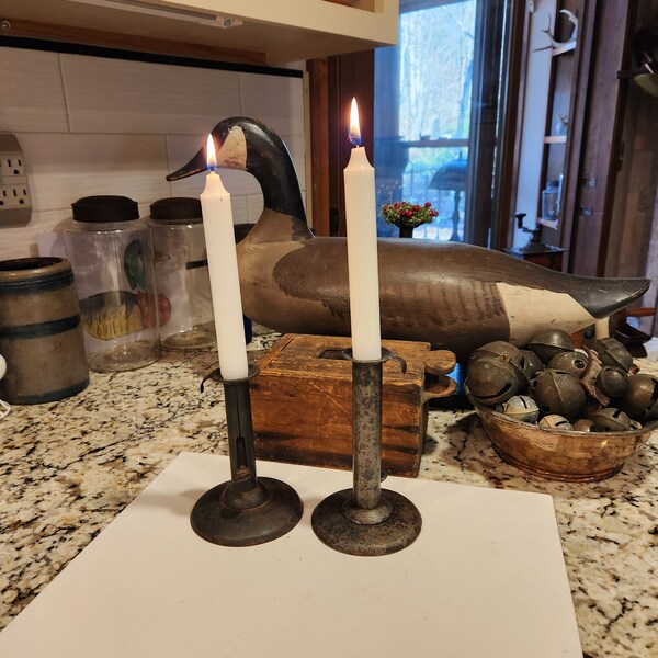Primitive Candle Holder Etsy