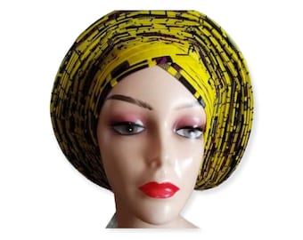 Ankara African Headtie Auto Gele