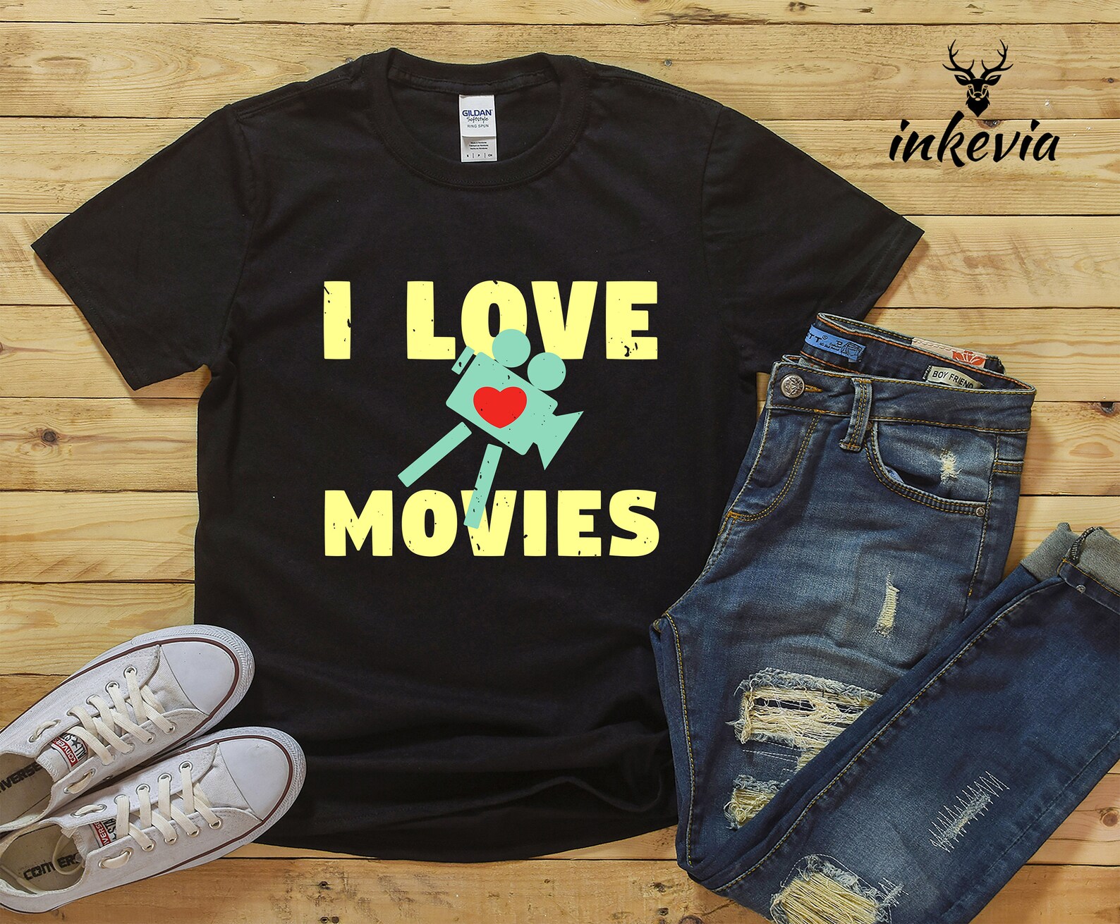 I love movies TShirt Long Sleeve TShirt Sweatshirt Etsy