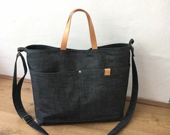 Melinda Handbag Sewing Pattern: DIY Tote Bag with Removable Strap (PDF Pattern)