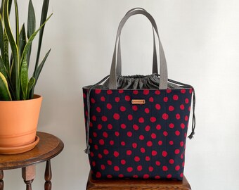 バッグ SOLPRESA Quilting Tote Bag: M Size Cumbria Tote Bag, Two Sizes, Pdf Sewing Pattern, Zipper