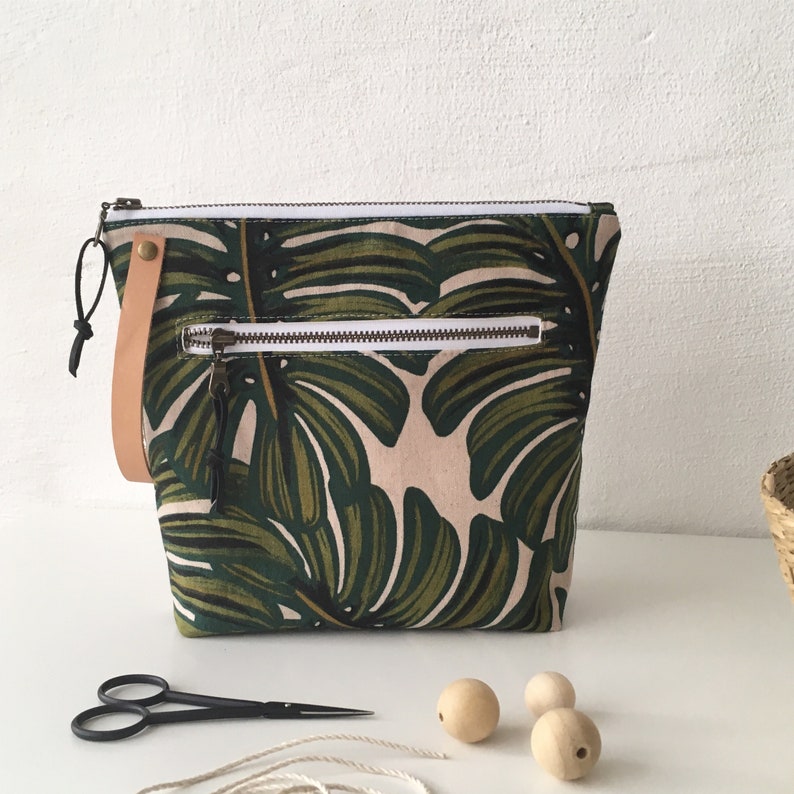 Elliott Pouch three sizes tall two zip pouch pdf pattern Etsy