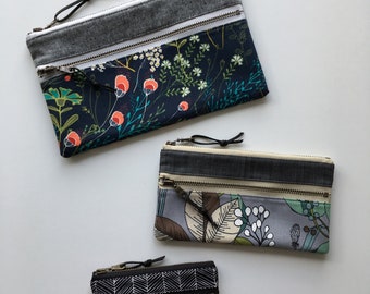 Lisbon Zipper Pouch Sewing Pattern: Three Sizes (PDF Pattern