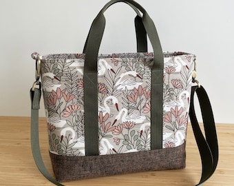 Dakota Tote, Tasche für jeden Tag, Schnittmuster, PDF Datei, sofortiger Download, Sotak Pattern, Reißverschluss, diy, nähen, handgemachte Geldbörse, Tote