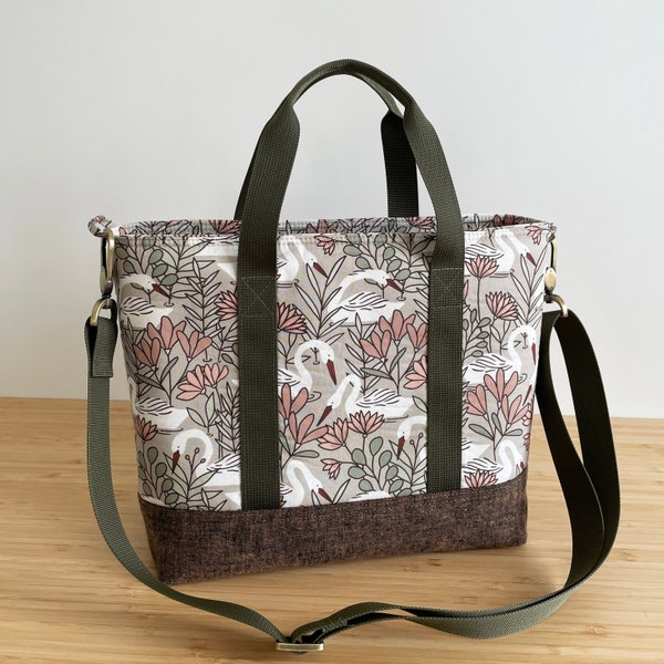Dakota Tote, everyday purse, sewing pattern, pdf file, instant download, sotak patterns, zipper closure, diy, sew, handmade purse, tote
