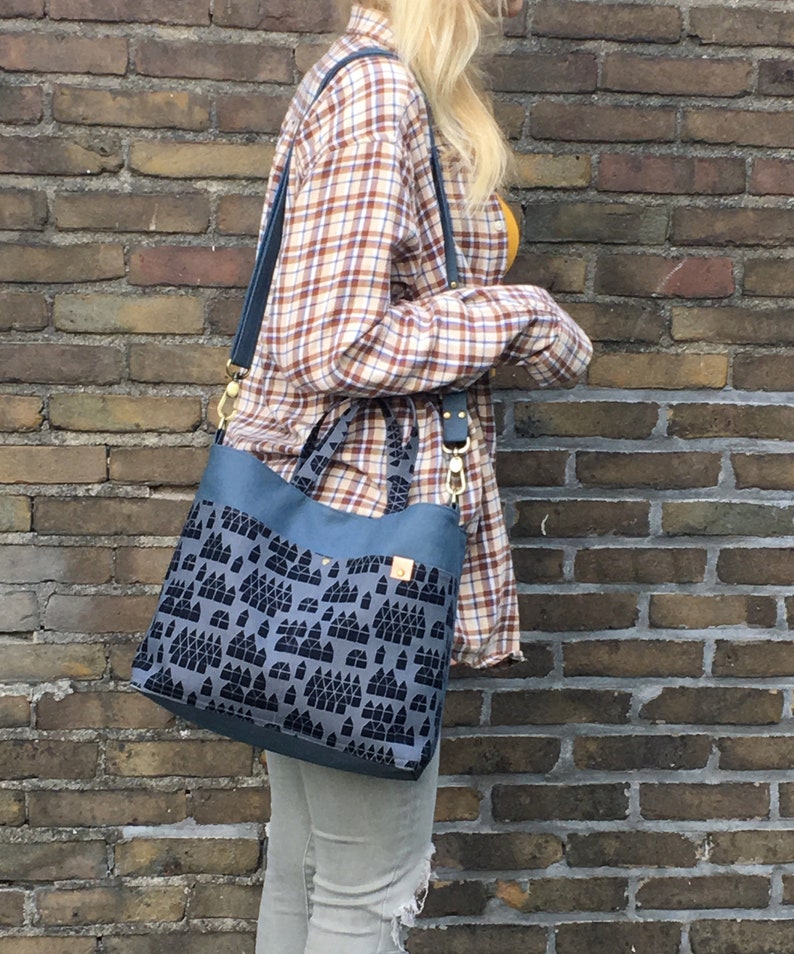 Melinda Handbag, pdf pattern, bag pattern, instant download, sotak patterns, diy, tote bag, purse, sewing, removable strap, everyday handbag image 5