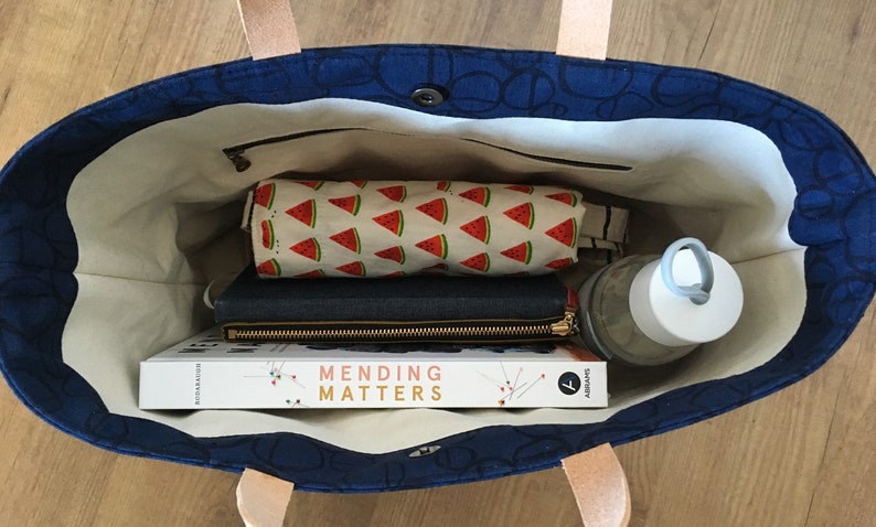 Melinda Handbag, pdf pattern, bag pattern, instant download, sotak patterns, diy, tote bag, purse, sewing, removable strap, everyday handbag image 7