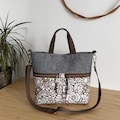Alice Purse Sewing Pattern + video : DIY Handbag with Zipper Pockets (PDF Pattern) product logo