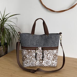 Alice Purse Sewing Pattern: DIY Handbag with Zipper Pockets (PDF Pattern)