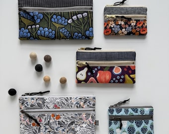 Lisbon Zipper Pouch Sewing Pattern Video: Three Sizes (PDF