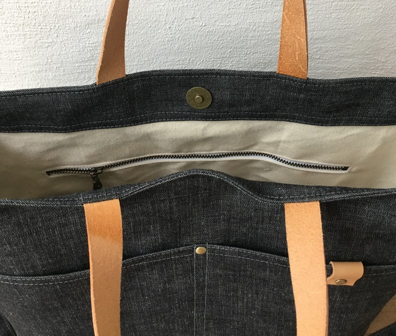 Melinda Handbag, pdf pattern, bag pattern, instant download, sotak patterns, diy, tote bag, purse, sewing, removable strap, everyday handbag image 6
