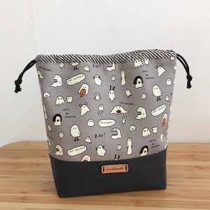 Drawstring Bag, PDF sewing pattern, instant download, four sizes, three styles, bag, project bag, sewing, knitting, sotak patterns, pattern image 8