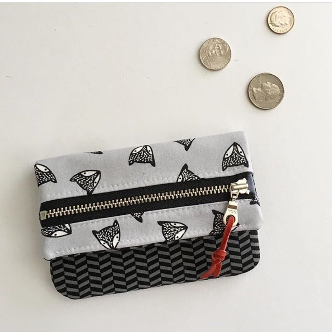 Foldover Zipper Pouch PDF Sewing Pattern Instant Download - Etsy