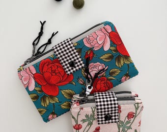 Two-in-One Zipper Pouch Sewing Pattern + video: Coin, Pencil, Clutch (PDF Pattern)