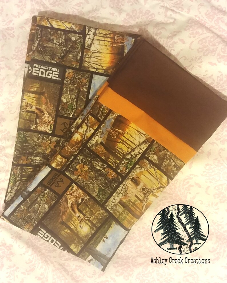 Realtree Camouflage Pillowcase Camouflage Pillowcase Hunters Etsy