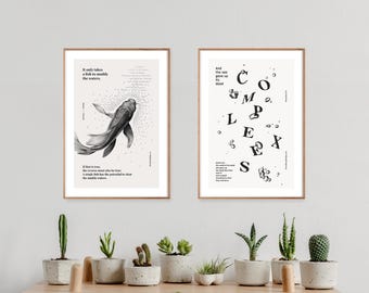 Revelation Wall Art, Spiritual Art Print, Carl Jung Print, Minimalist Print, Conceptual Art, Bible Verse Wall Art, Depth Psychology