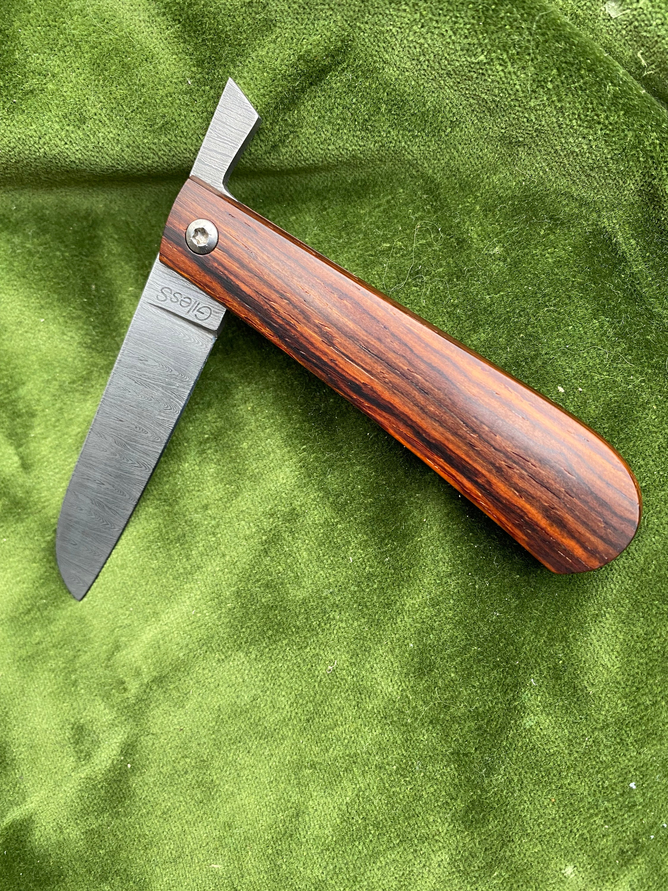 FL006 - Frame Lock Folding Knife Kit - (w/Cocobolo Dymondwood Handles)