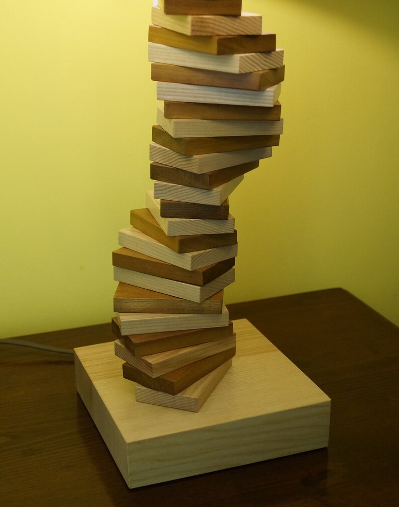 Gift for every occasion. Furnishing complement Table Lamp Wooden lamp