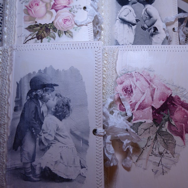 Love is in the Air Journals Junk Journals OOAK Journal Faith Journal Wedding Journal
